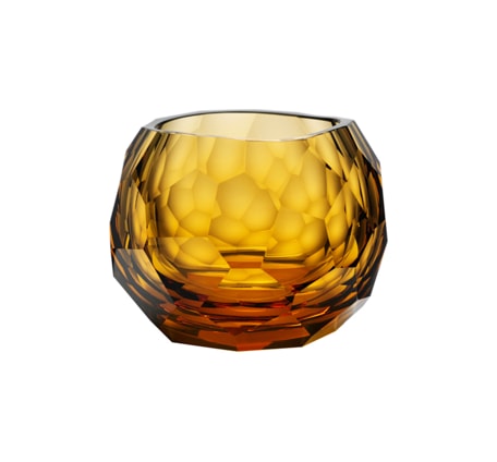 Artel, Glacier whiskey tumblers, Whiskey tumbler, amber