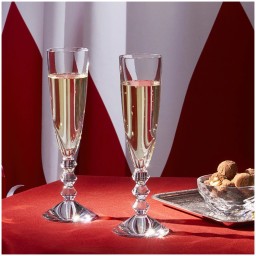 Baccarat, Vega, Flute glass, set of 2