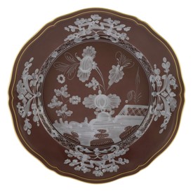 Ginori 1735, Oriente Italiano Castagna & Meringa, Dinner plate, castagna