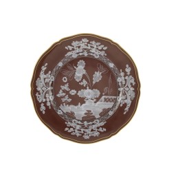 Ginori 1735, Oriente Italiano Castagna & Meringa, Presentation plate, castagna