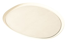 Giobagnara, Maris aluminium trays by Kelly Wearstler, Extra large round tray, ivory