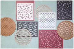 Rudi, Pitagora, Round placemat, sugar small