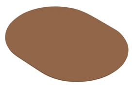 Rudi, Pitagora, Oval placemat, small