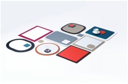 Rudi, Pitagora, Fake square placemat, large