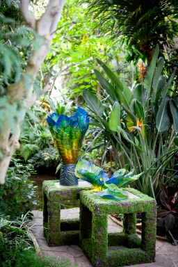Daum Fleur de Paon Exotique
