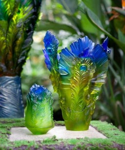 Daum Fleur de Paon Exotique