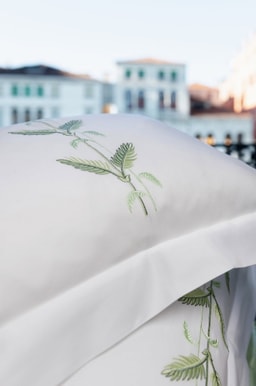 Jesurum Plumes bed linen, Green