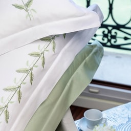 Jesurum Plumes bed linen, Green