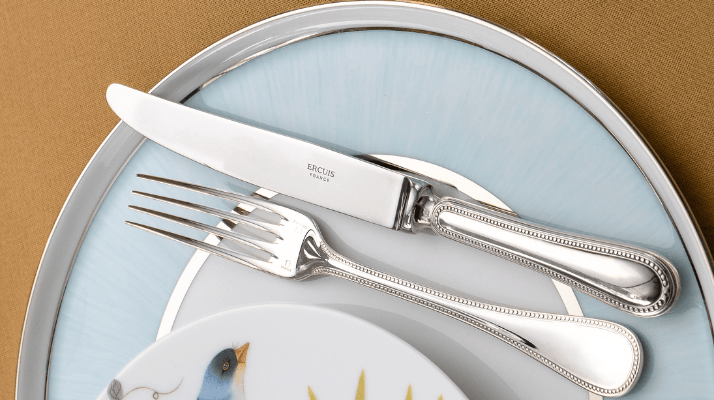 Ercuis La Fayette silver plated cutlery collection
