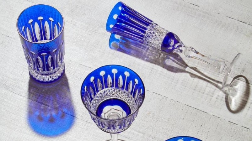 Cristallerie de Montbronn Zurich crystal glasses collection