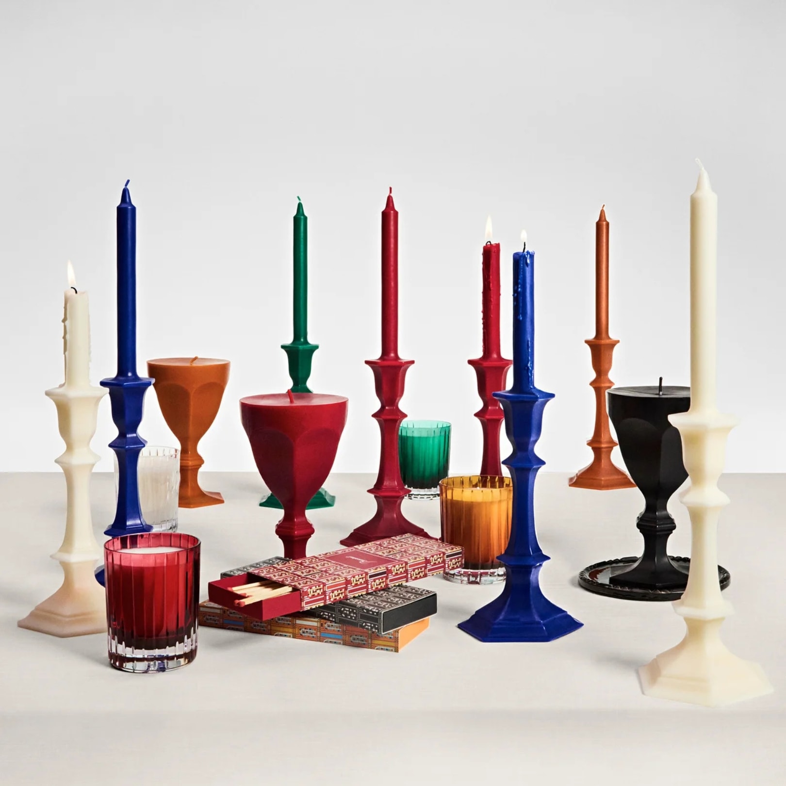 Baccarat, Harcourt candles, Glass candle, black