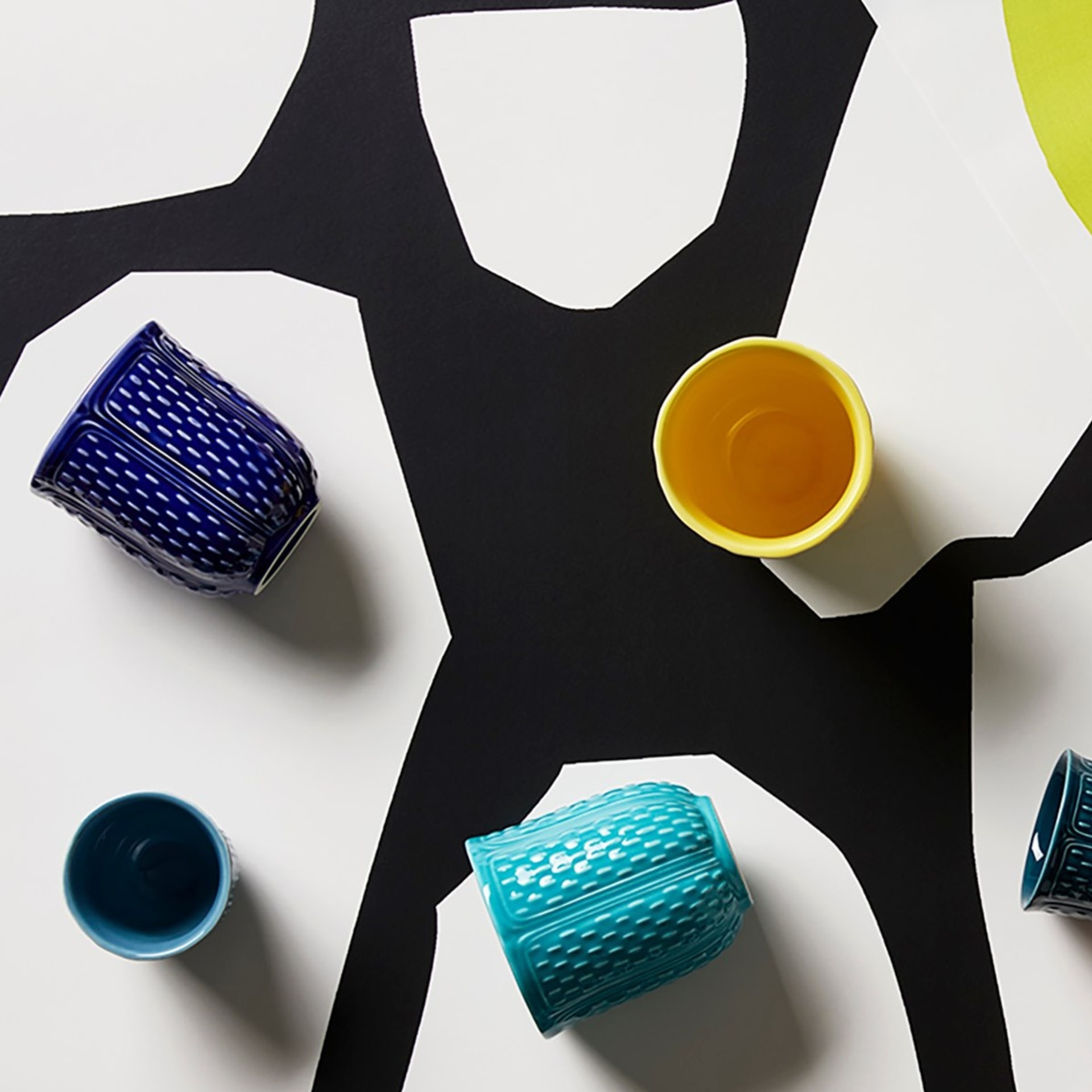 Gien, Pont aux Choux Gobelets, Tea cup, cobalt