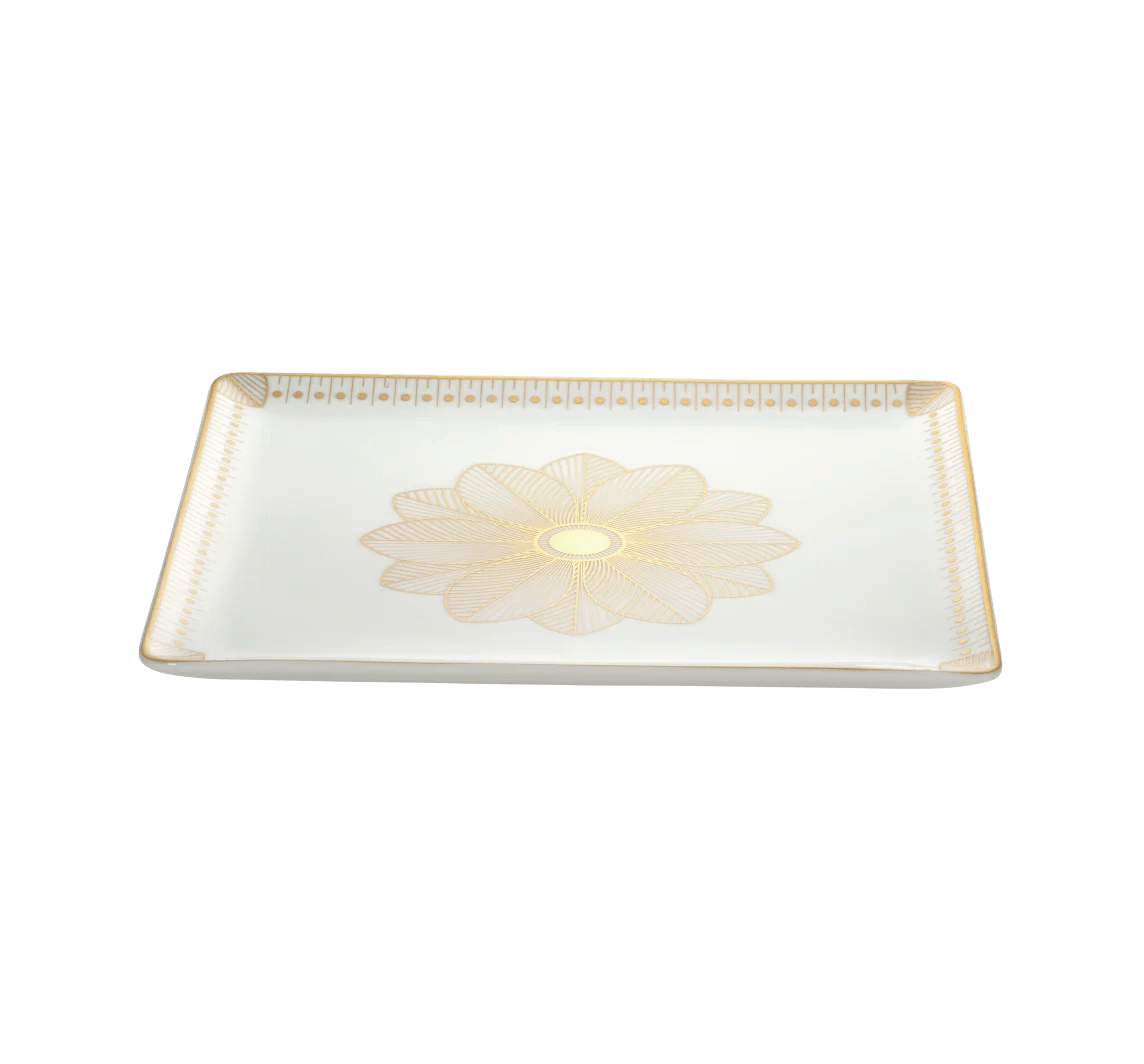 Christofle, Malmaison Impériale Gold, Rectangular tray