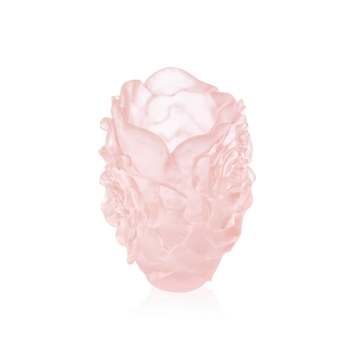 Daum, Camelia vases, Small vase, pink