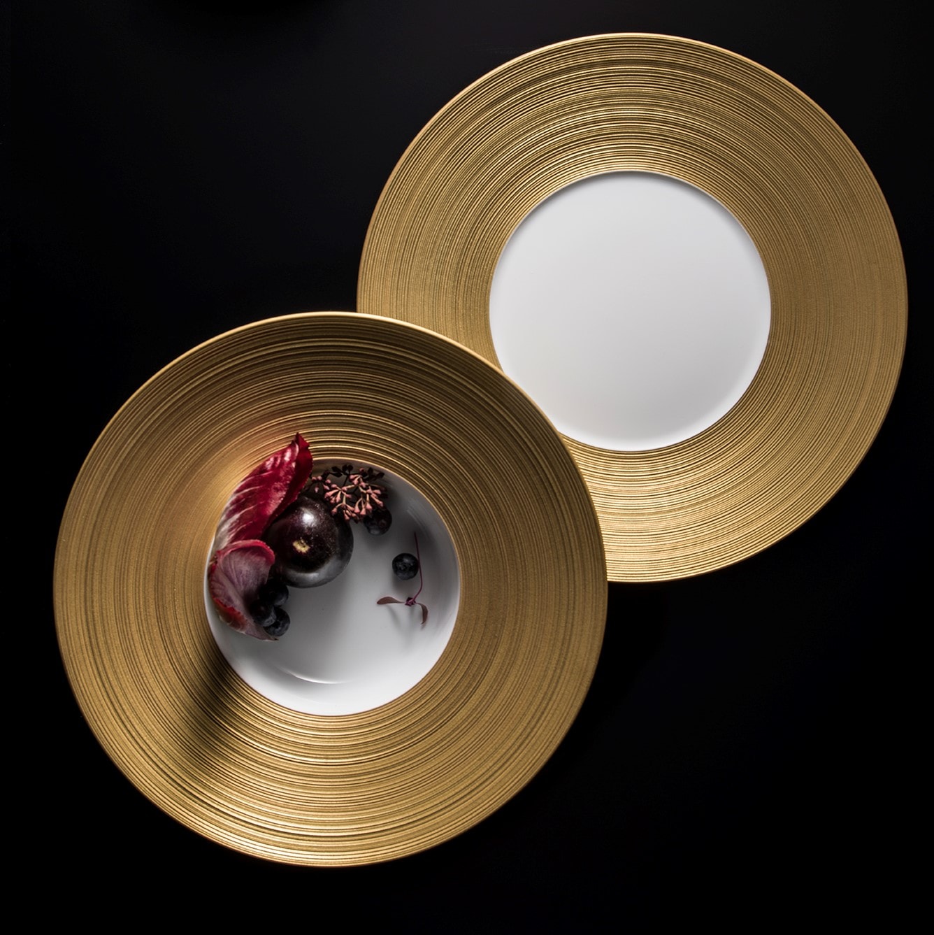 J.L Coquet, Hémisphère Gold, Presentation plate