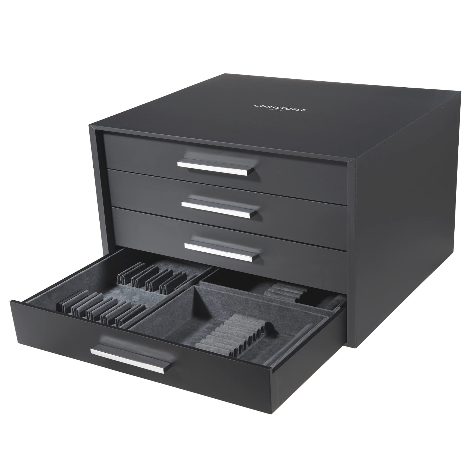 Christofle, Cutlery storage, Cutlery chest for 156 or 168 pieces