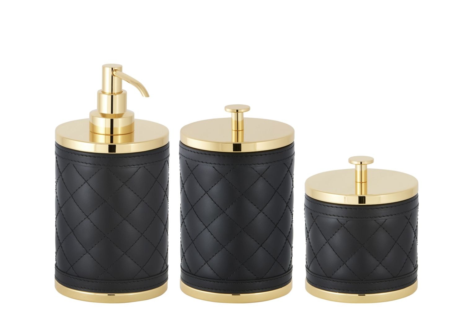 Riviere, Alghero diamonds bathroom set, Tall soap dispenser