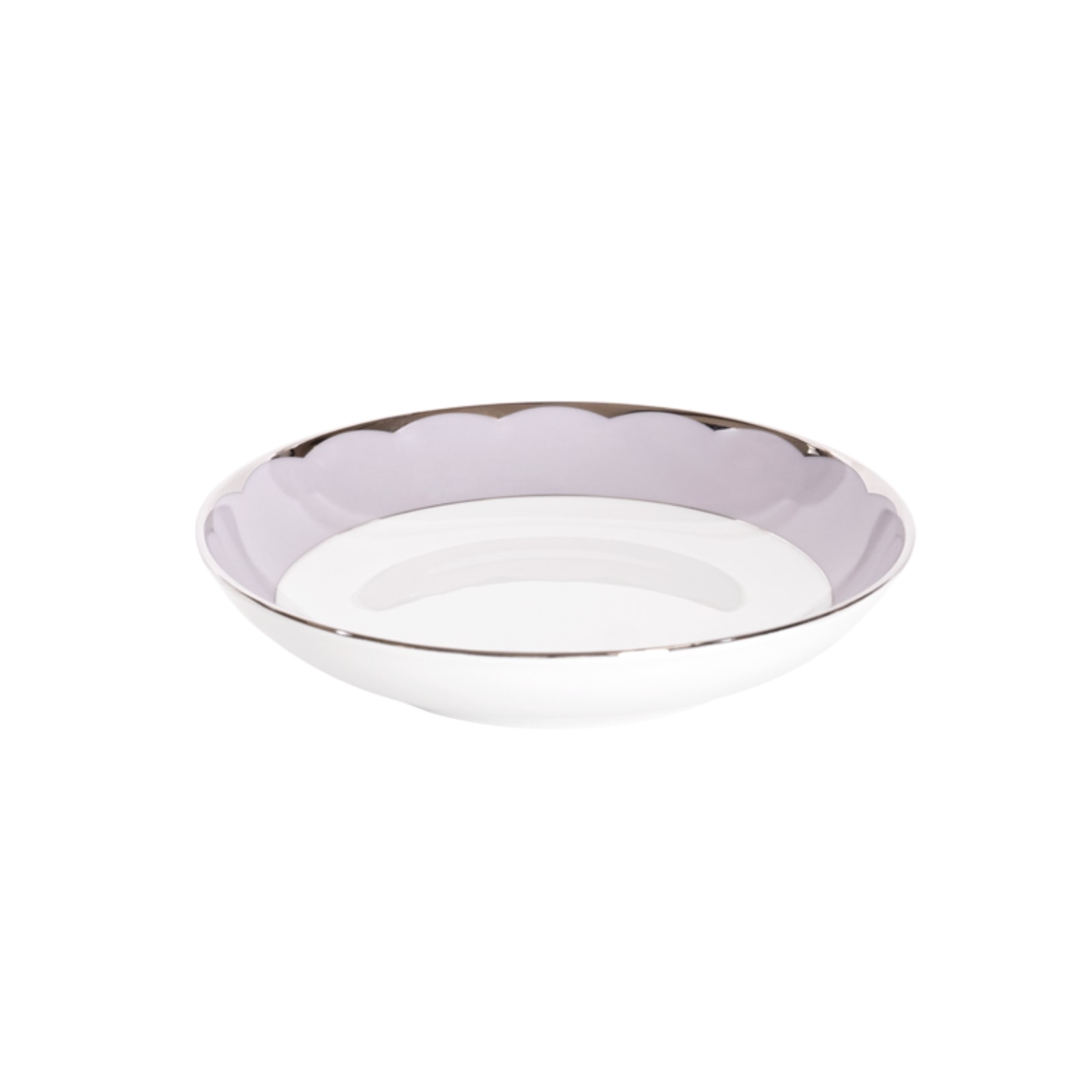 Haviland, Illusion Lavande, Rim soup plate, small