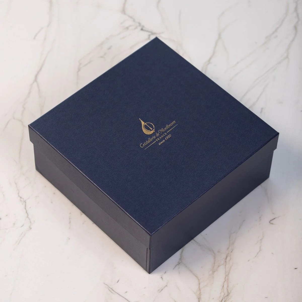 Cristallerie de Montbronn, Harlequin, Tumbler, dark blue