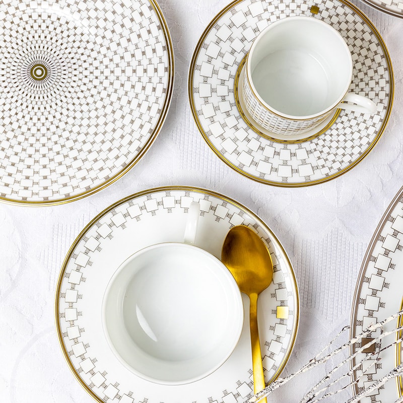 Robert Haviland & C. Parlon, Home Gold, Tea cup & saucer