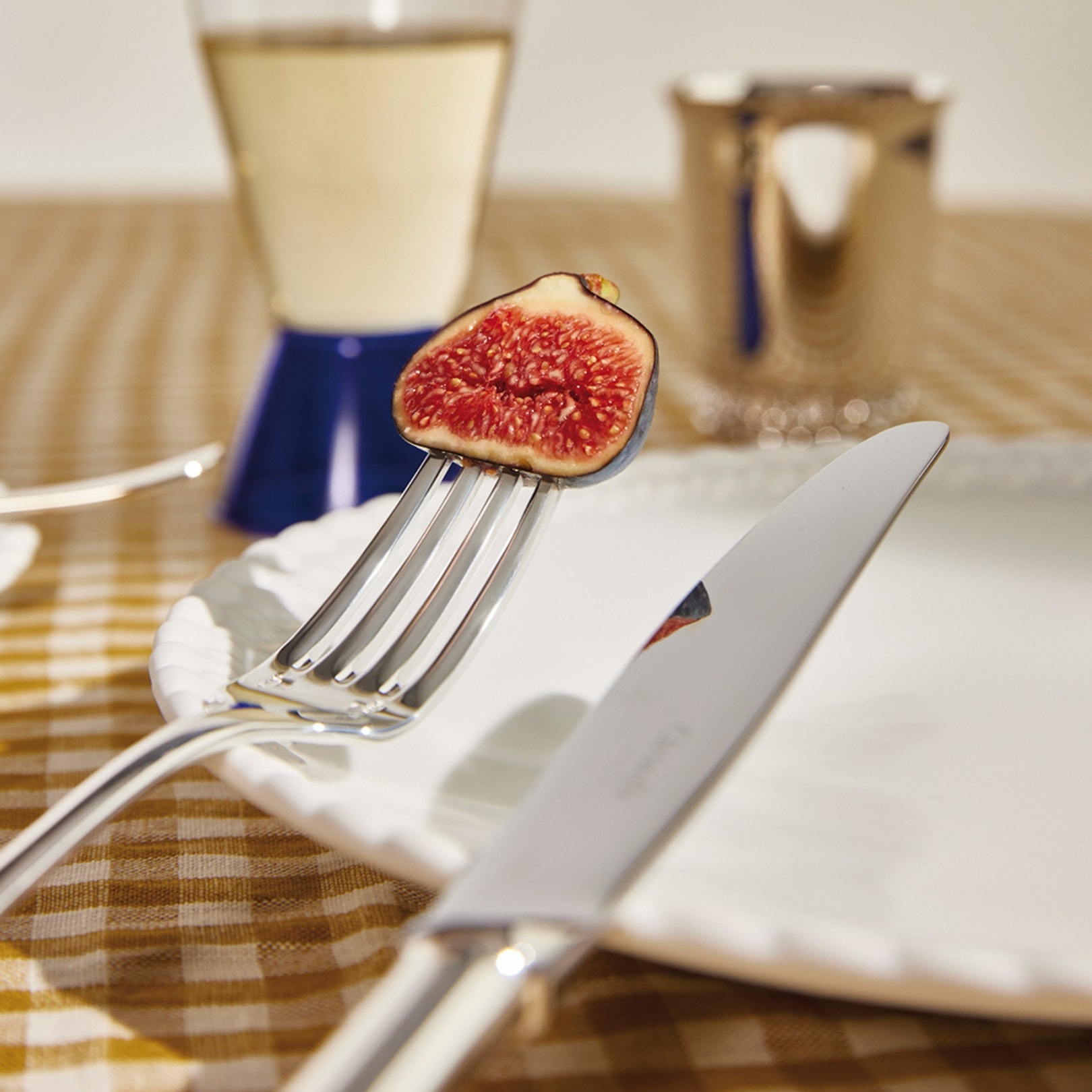Christofle, Fidelio cutlery, silver plated, Fish knife