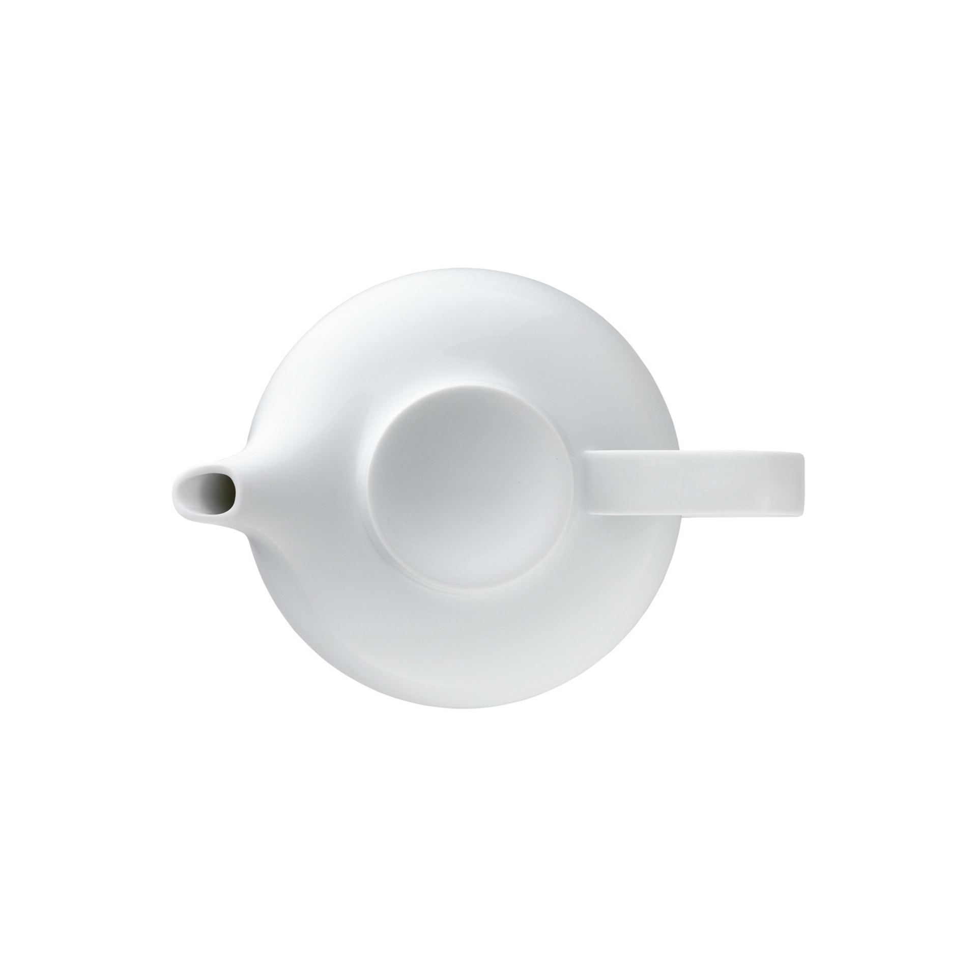 Fürstenberg, Fluen white, Teapot with tea strainer, large