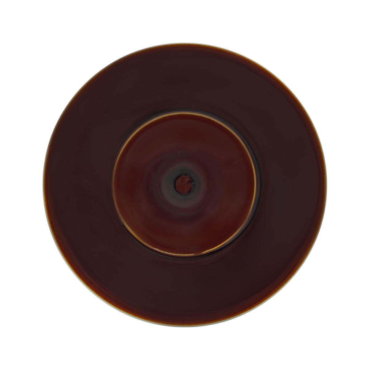 Jaune de Chrome, Tellure, Purple rim soup plate, JDC