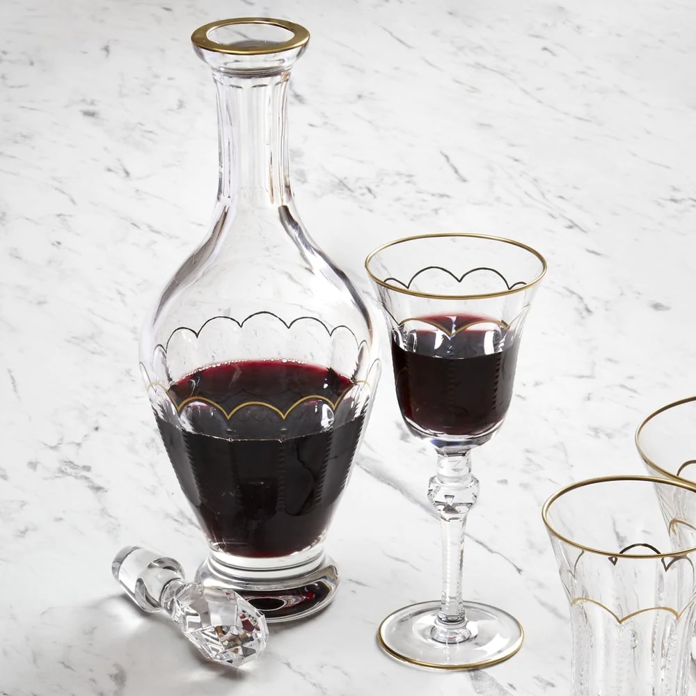 Cristallerie de Montbronn, Opérette, Red wine glass