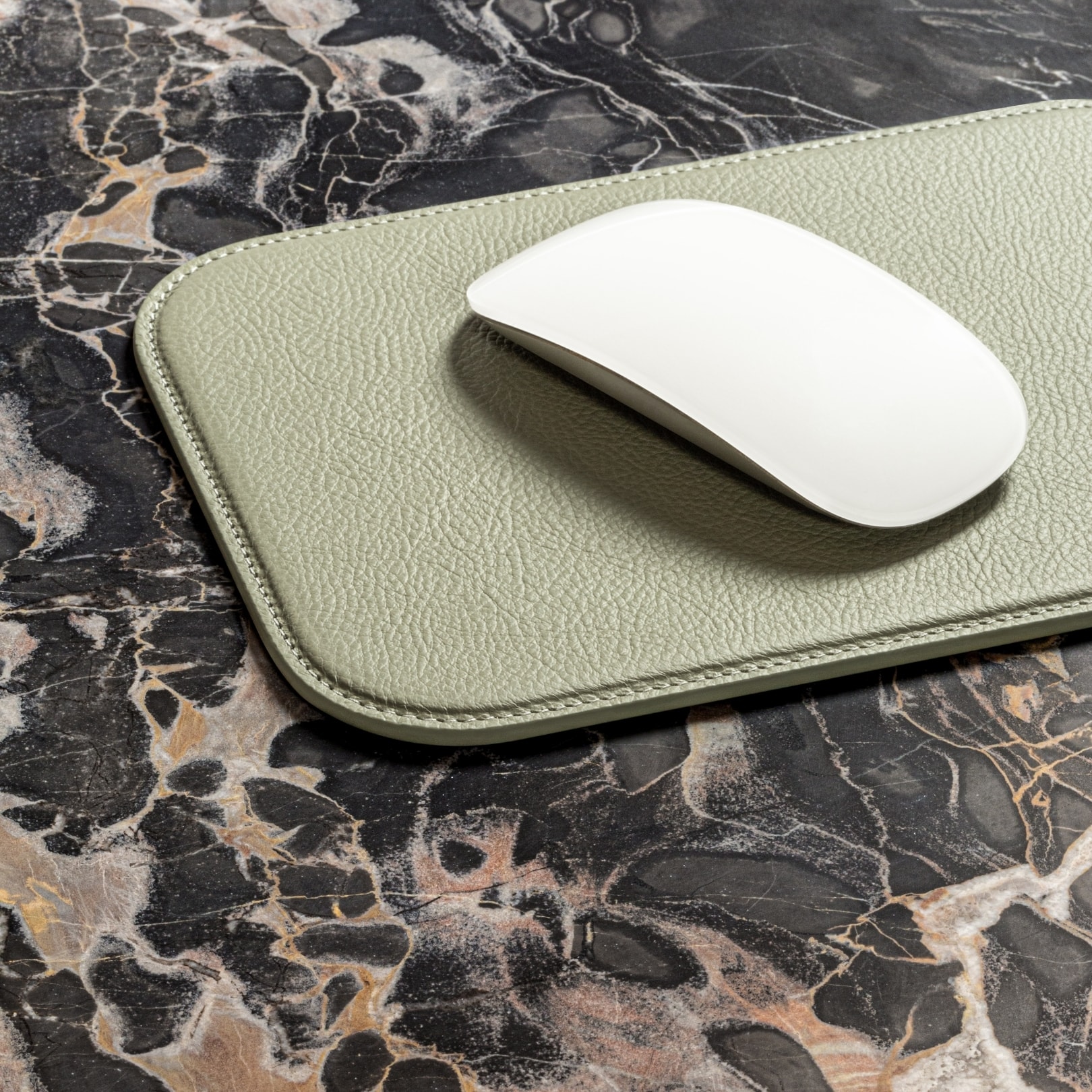 Poltrona Frau, Desk sets, Mouse pad, dusty green