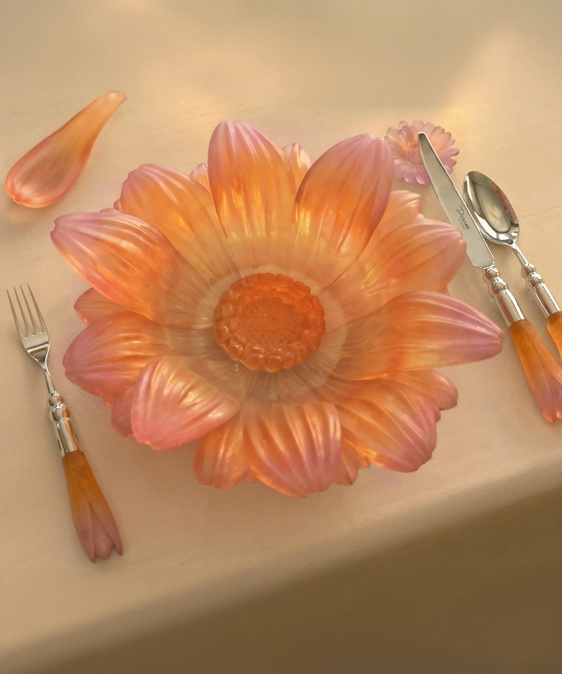 Daum, Or d'Abeille Tableware, Set of 2 table spoons
