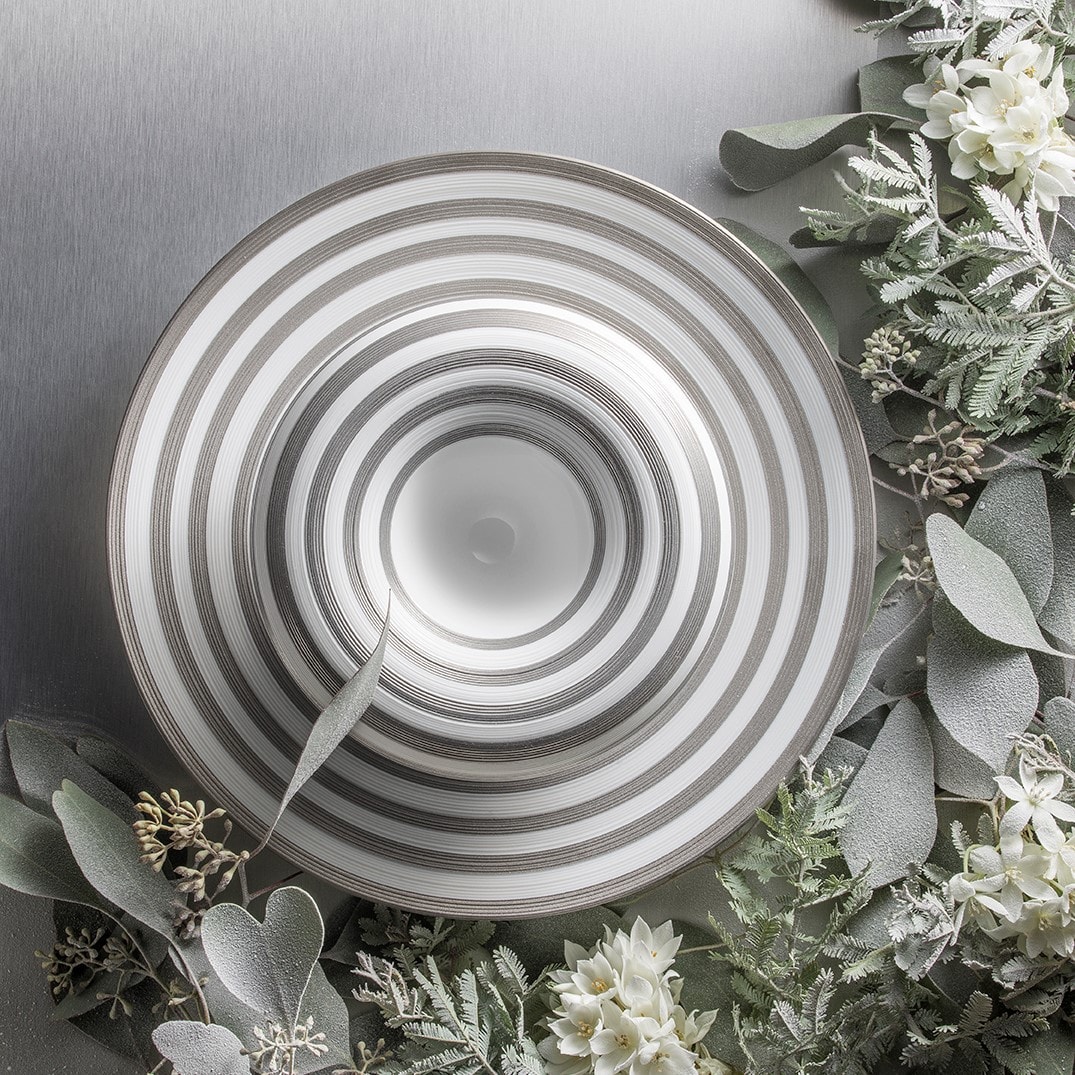 J.L Coquet, Hémisphère Platinum, Dessert plate