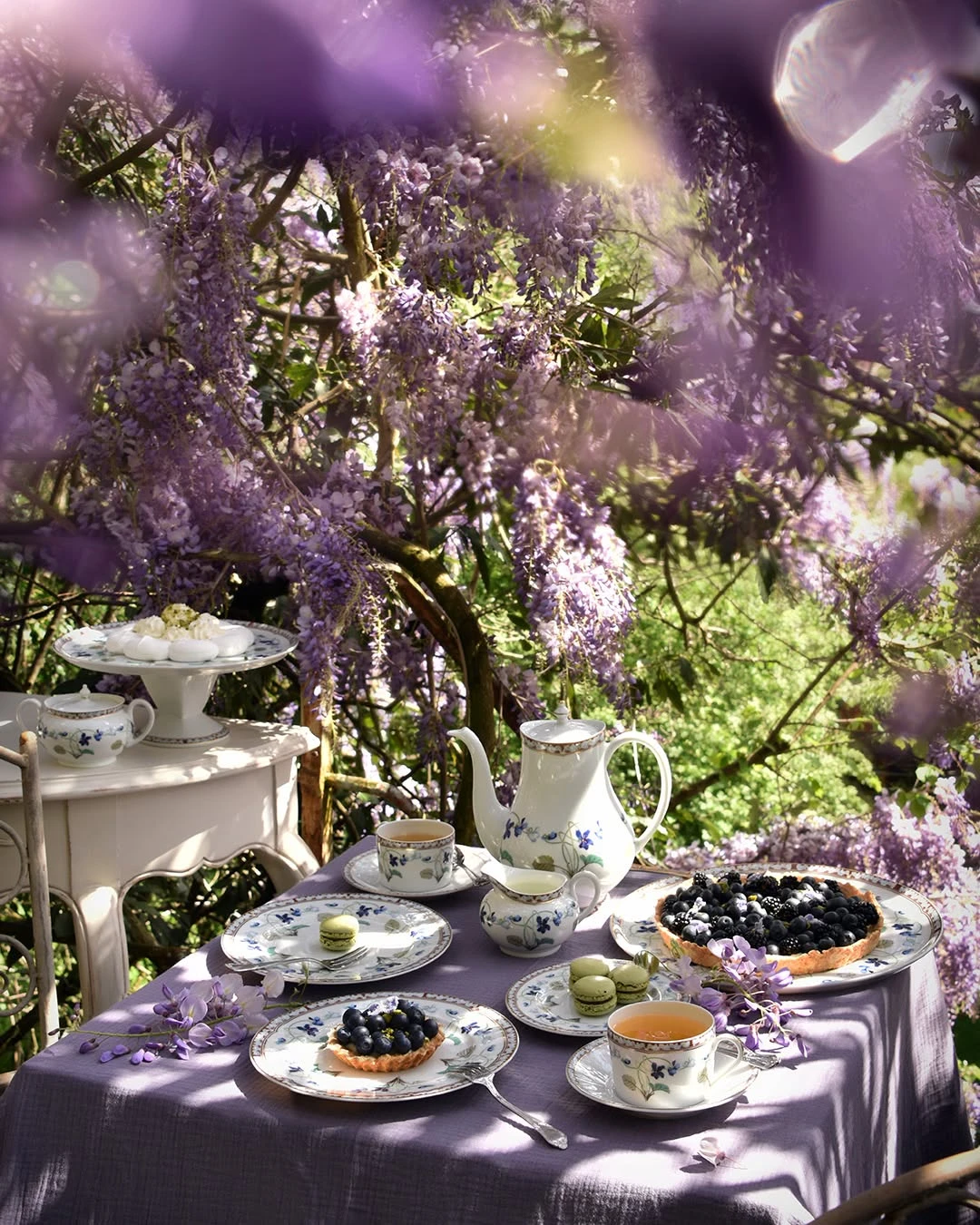 Haviland, Impératrice Eugénie, Tart platter