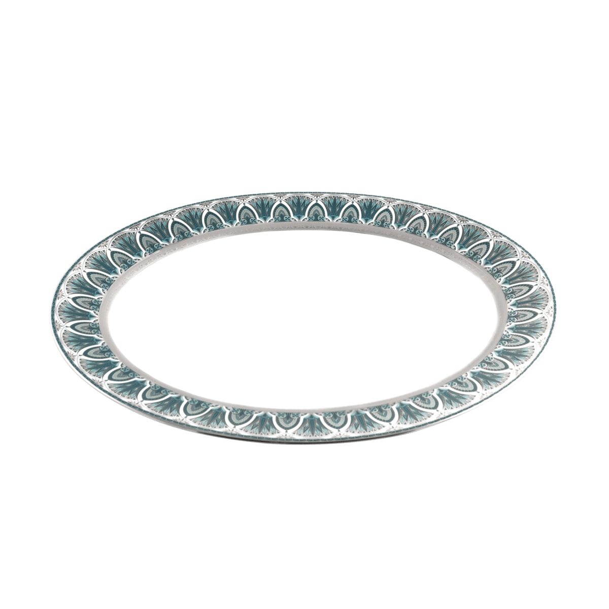 Haviland, Rêves du Nil Platinum, Oval dish