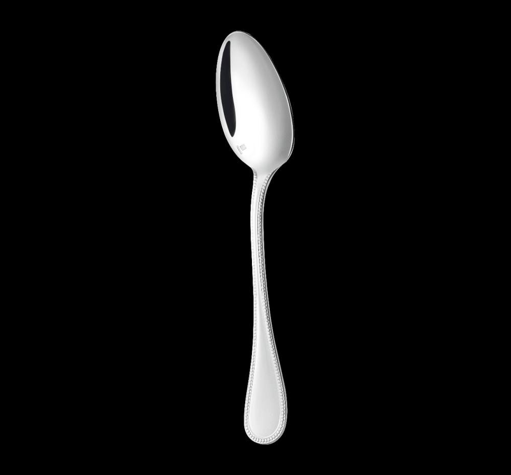 Christofle, Perles cutlery, silver plated, Dinner spoon