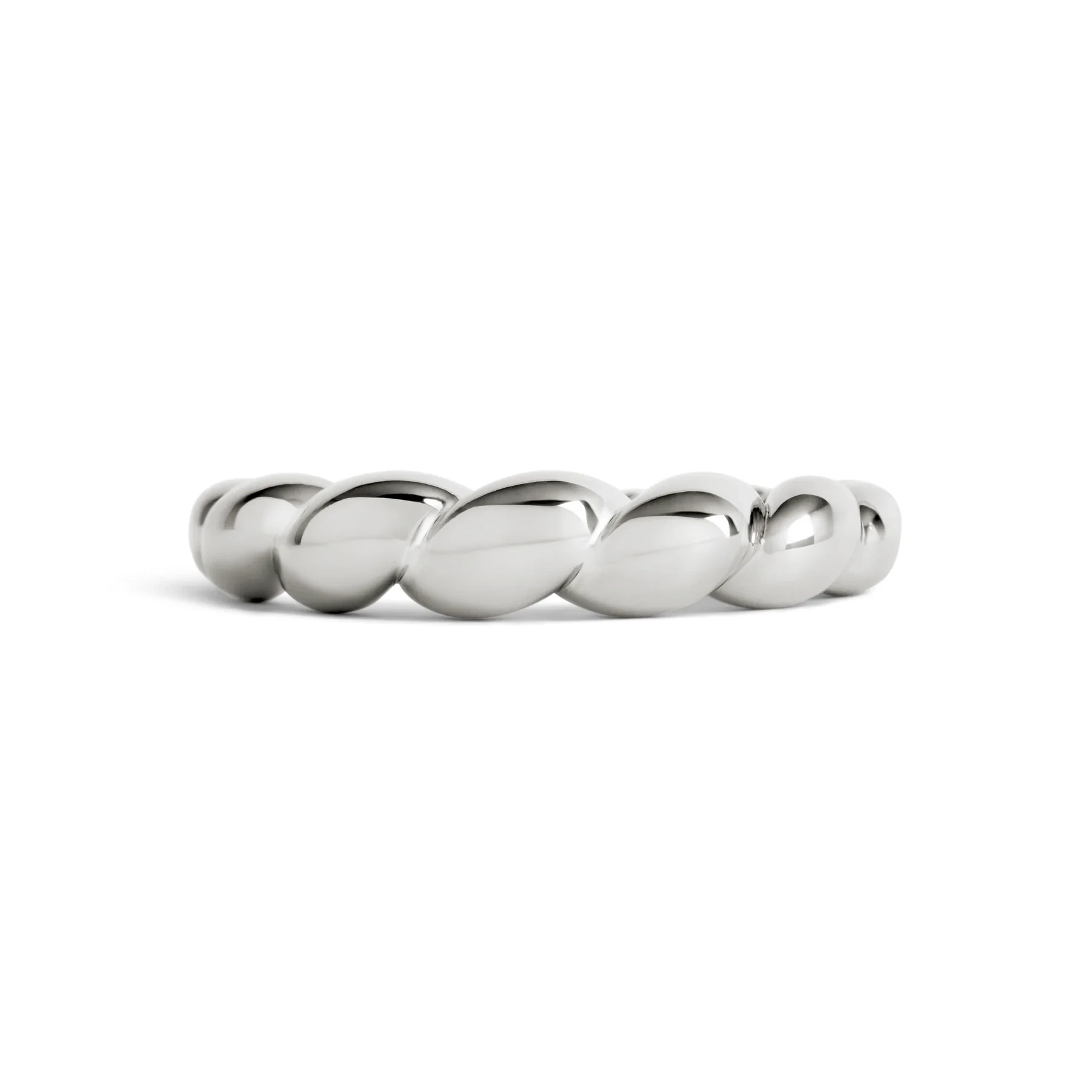 L'Objet, Homeware Collection by Jessica McCormack, Set of 4 napkin ring, silver