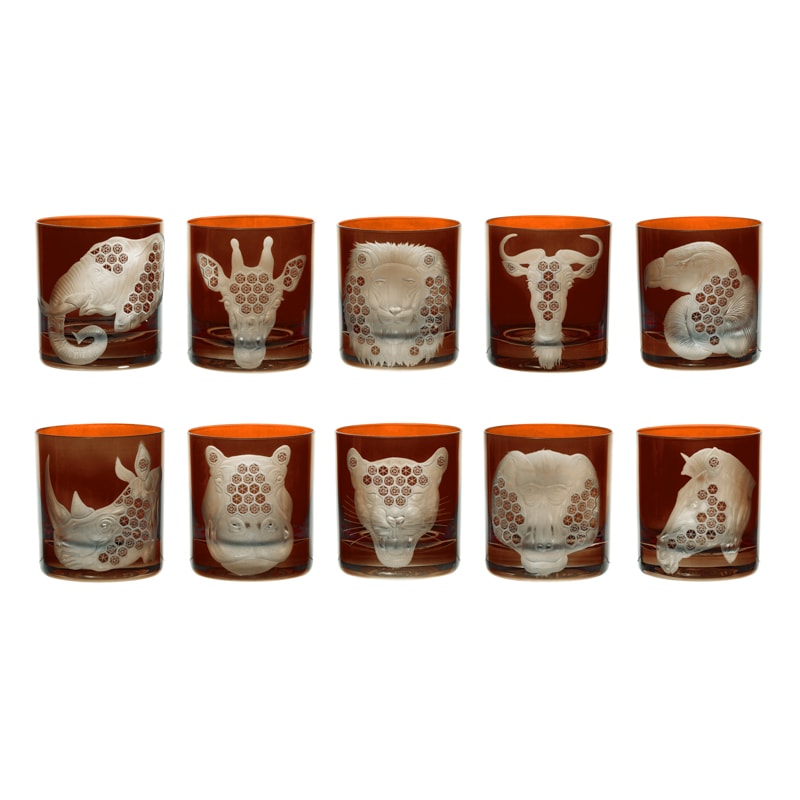 Artel, African Safari double old fashioned, Double old fashioned, hippopotamus