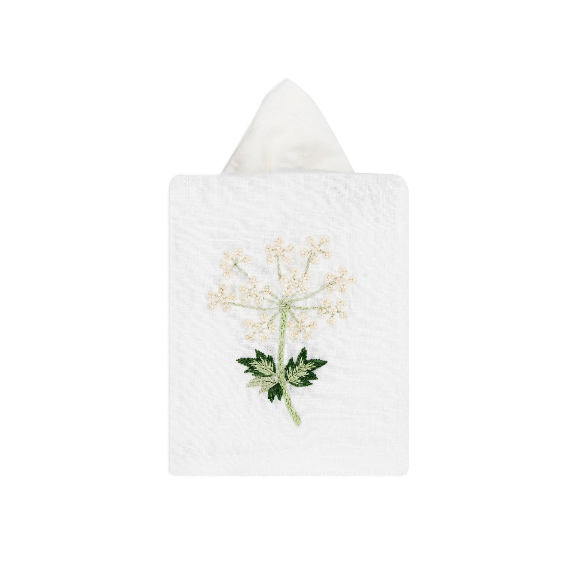 Valombreuse, Angélique table linen, Square tissue box cover