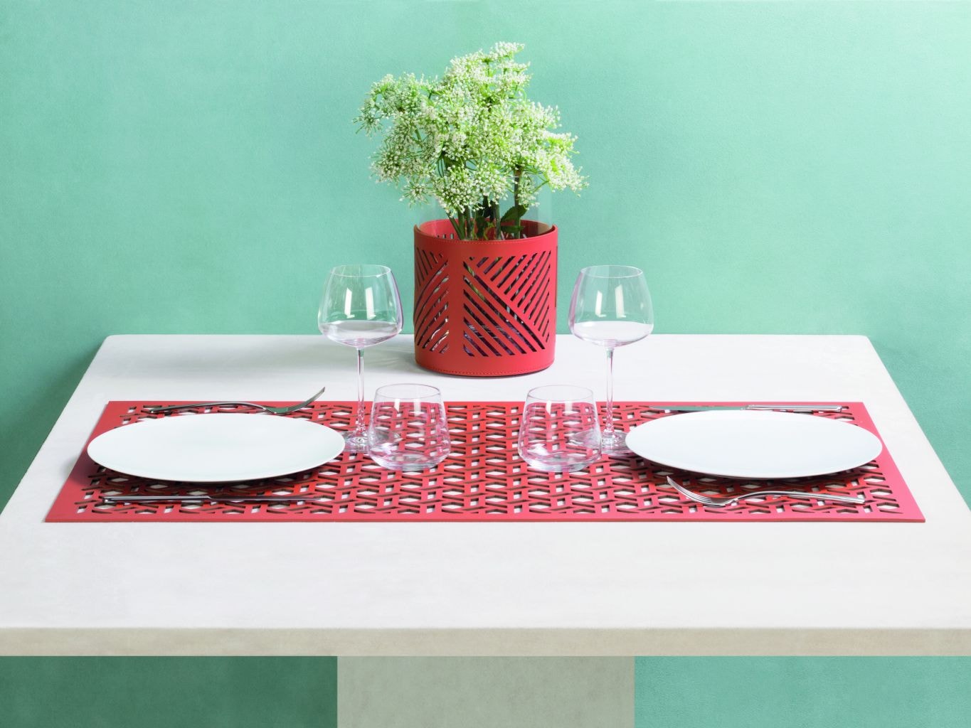 Rudi, Pitagora, Rectangular table runner, vienna