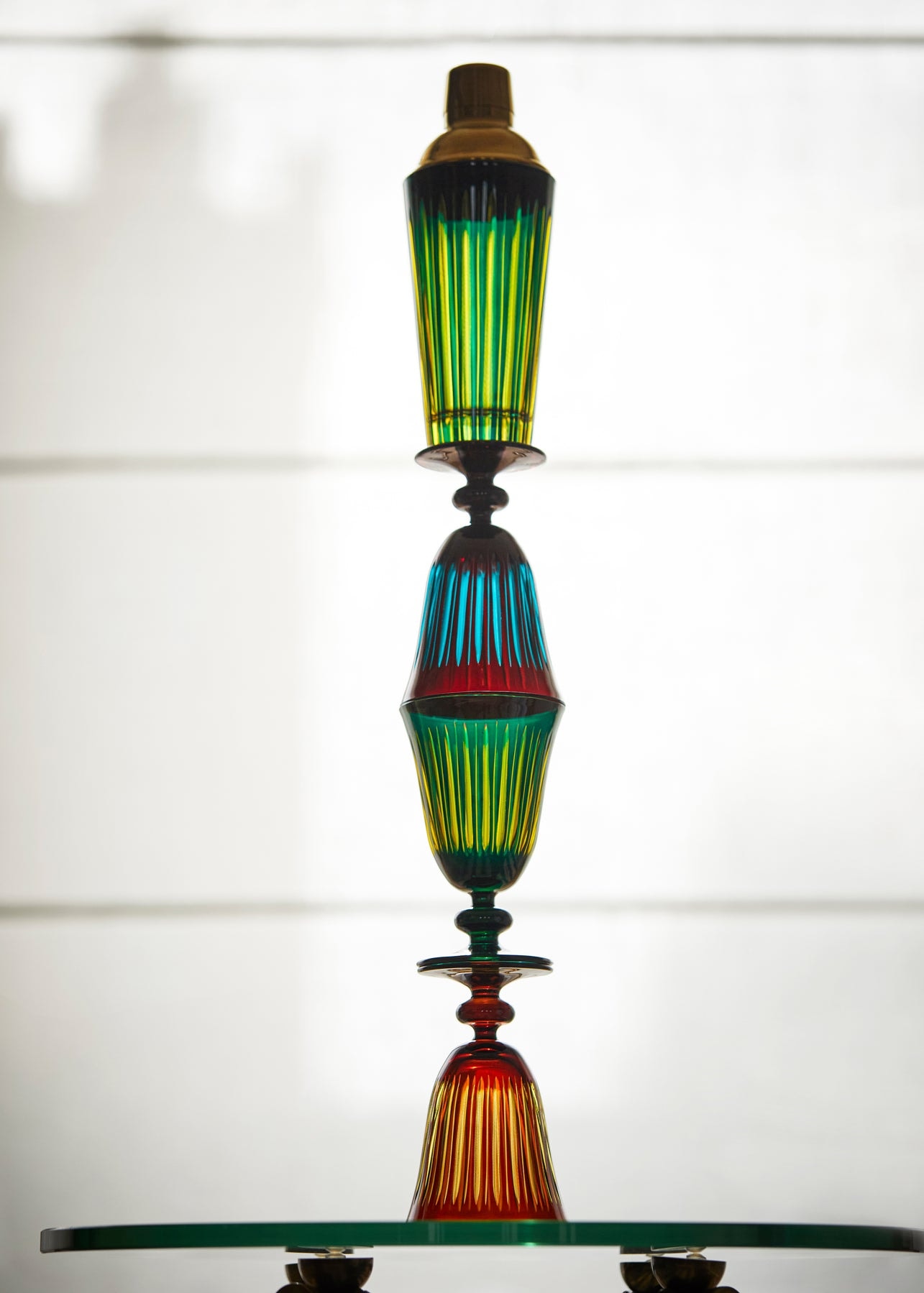 L'Objet, Prism, Set of 4 wine glasses