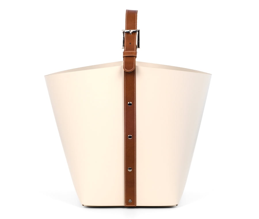 Pinetti, Ovo baskets, Large basket with handles, cream