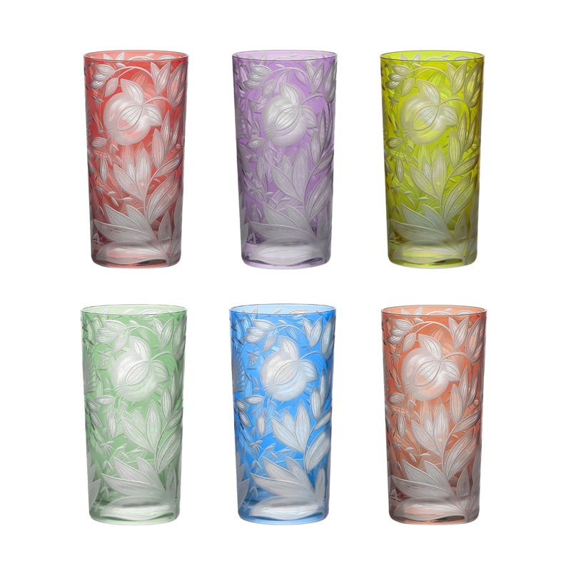 Artel, Verdure highball glasses, highball glass, peridot