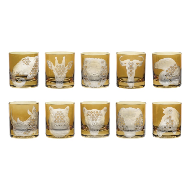 Artel, African Safari double old fashioned, Double old fashioned, lion