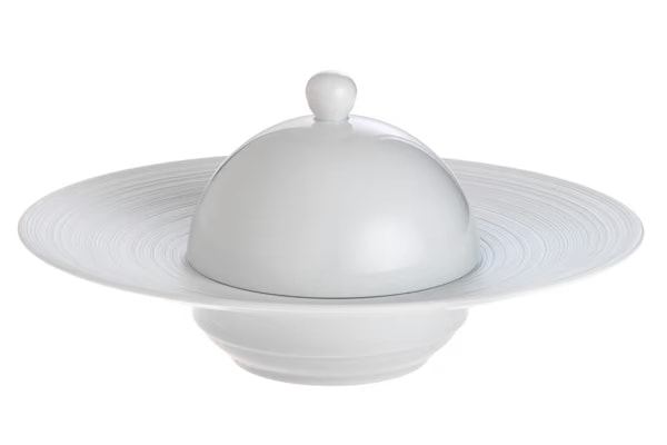 J.L Coquet, Hémisphère White Satin, Bell wing hollow plate