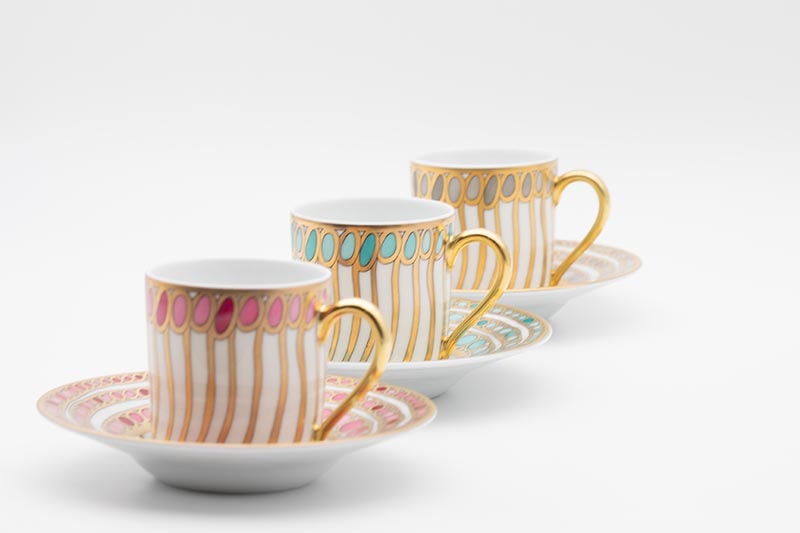 Robert Haviland & C. Parlon, Syracuse Fuschia, Coffee cup & saucer