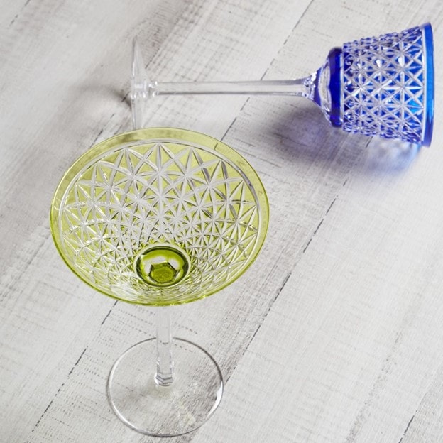 Cristallerie de Montbronn, Saphir, White wine glass