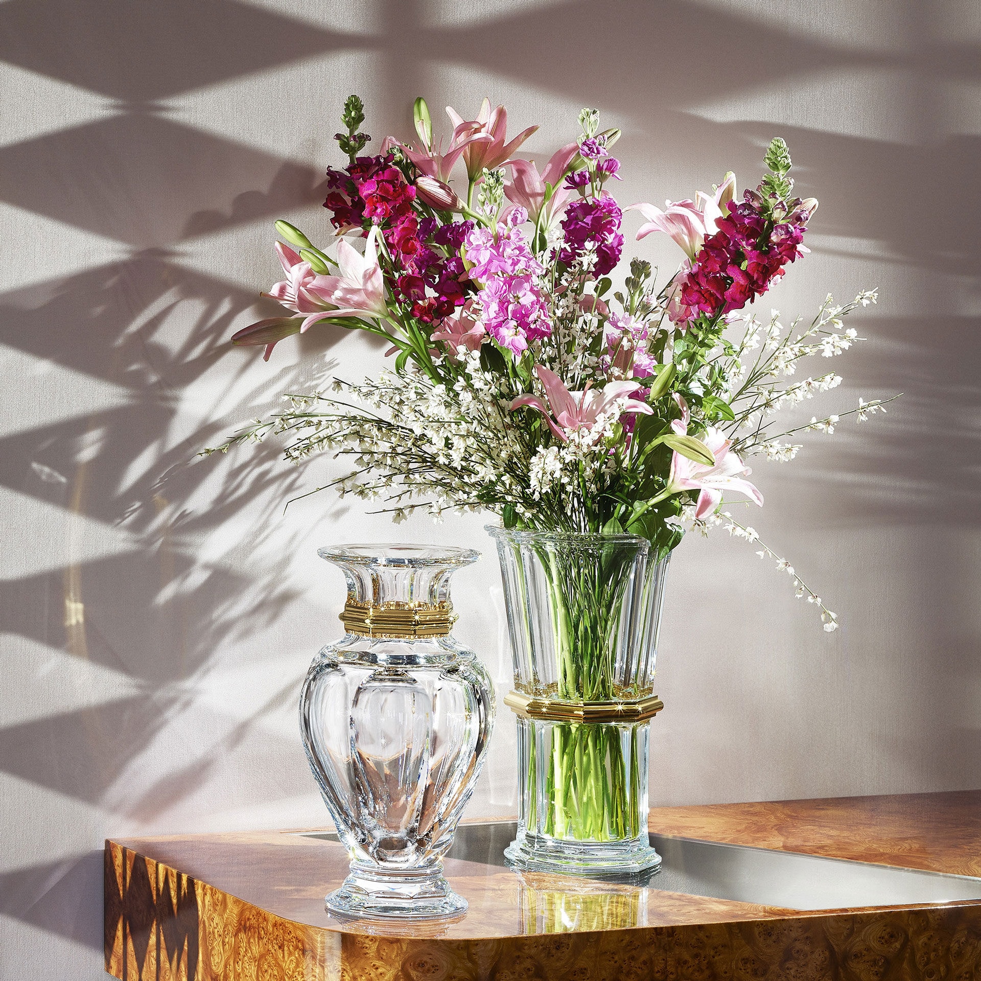 Baccarat, Harcourt vases, Vase gold