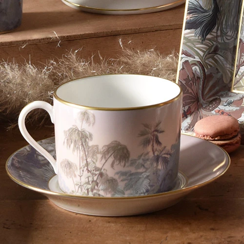 Haviland, Le Brésil, Coffee cup and saucer