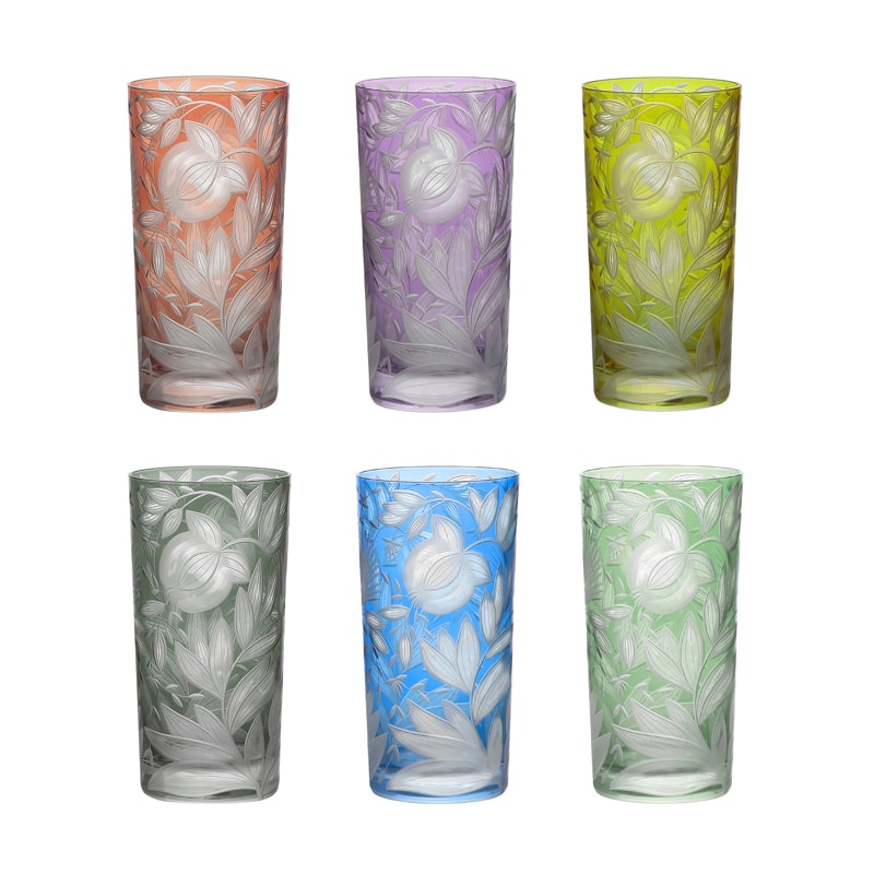 Artel, Verdure highball glasses, Highball glass, lilac