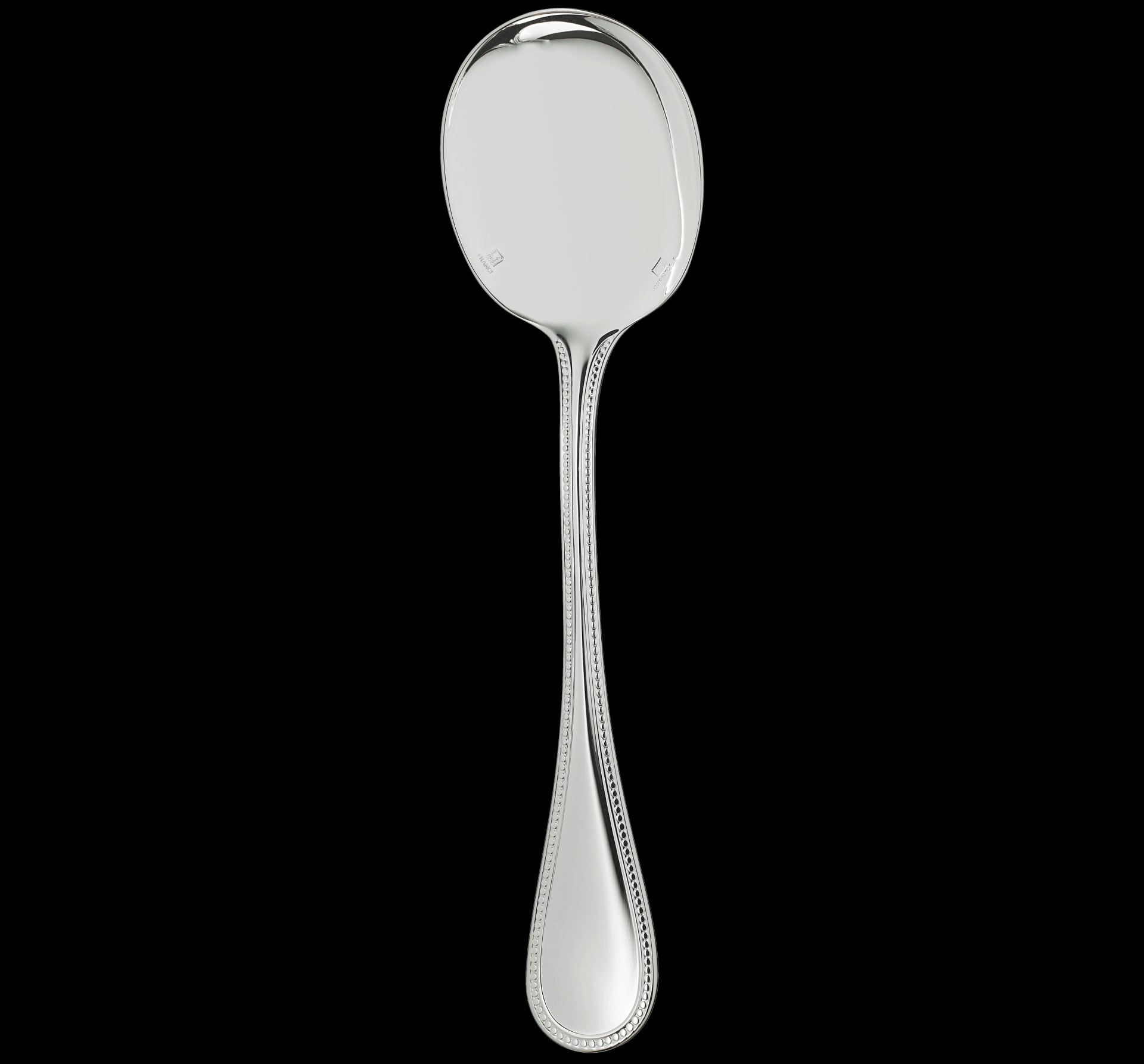 Christofle, Perles cutlery, silver plated, Cream soup spoon