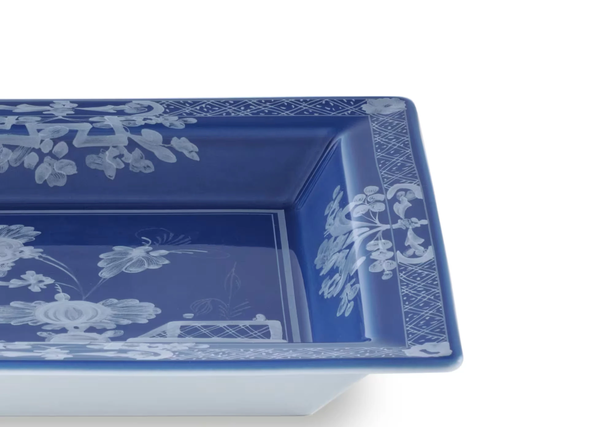 Ginori 1735, Oriente Italiano Indaco, Square tray